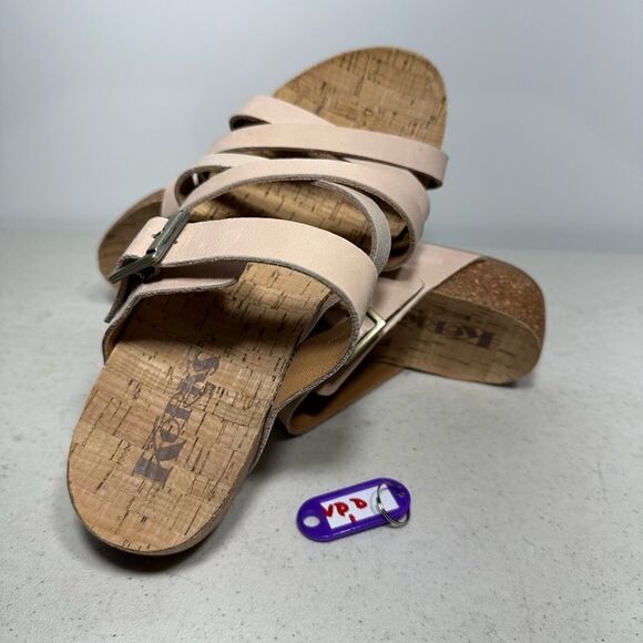korks woman’s strappy sandals toe ring size 7 - Picture 1 of 8